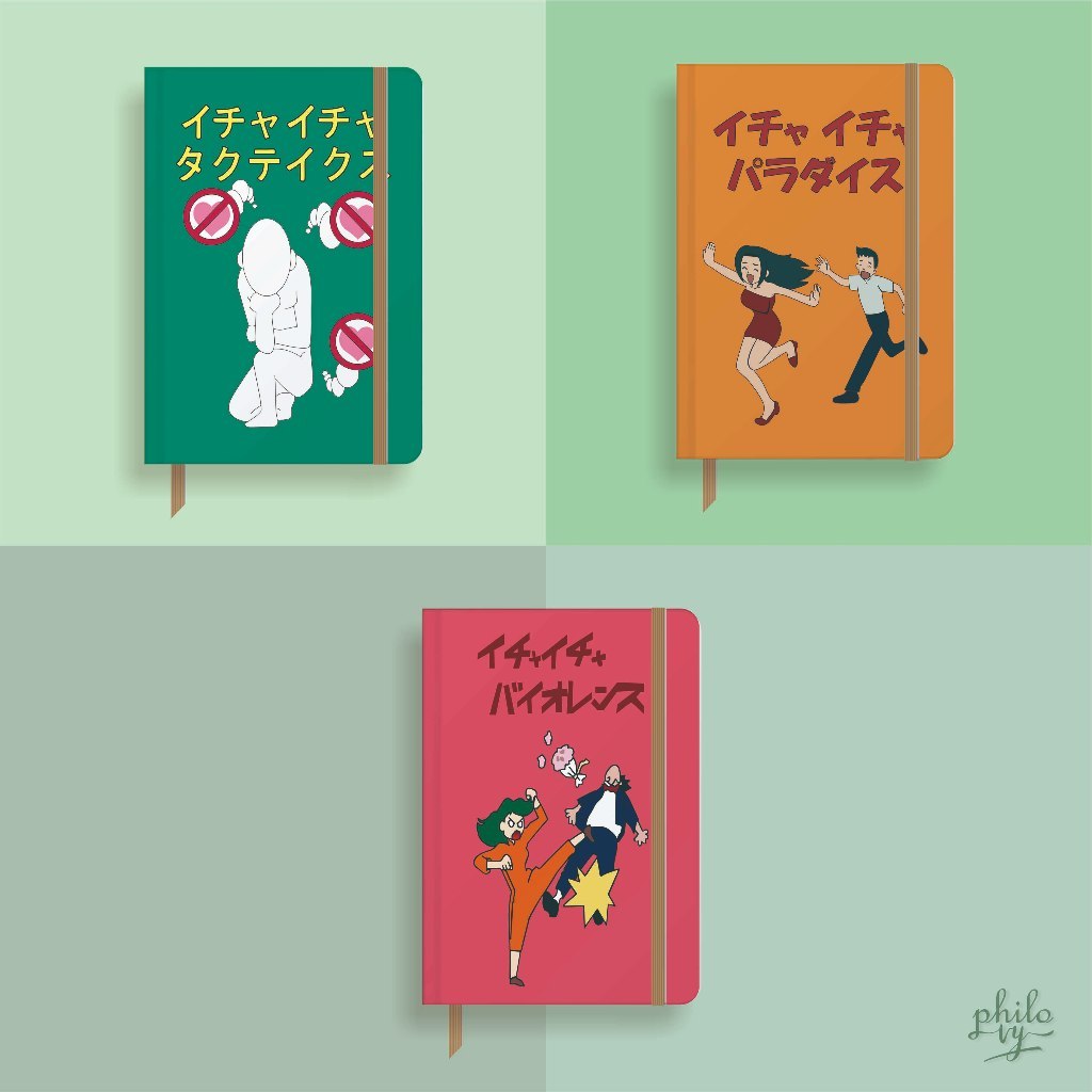 Icha Icha Naruto Notebook Pocket Series (Tactics, Violence, Paradise)