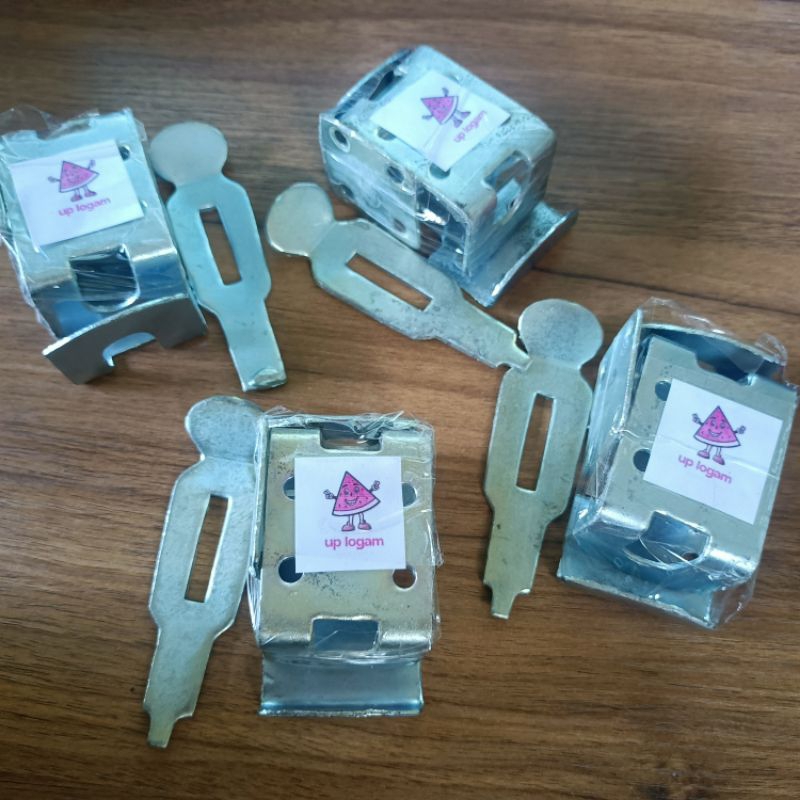 Bamboogrove_ Grendel Rumah Satu Set / Rumah Slot Pagar Tralis / Gebyog Dll