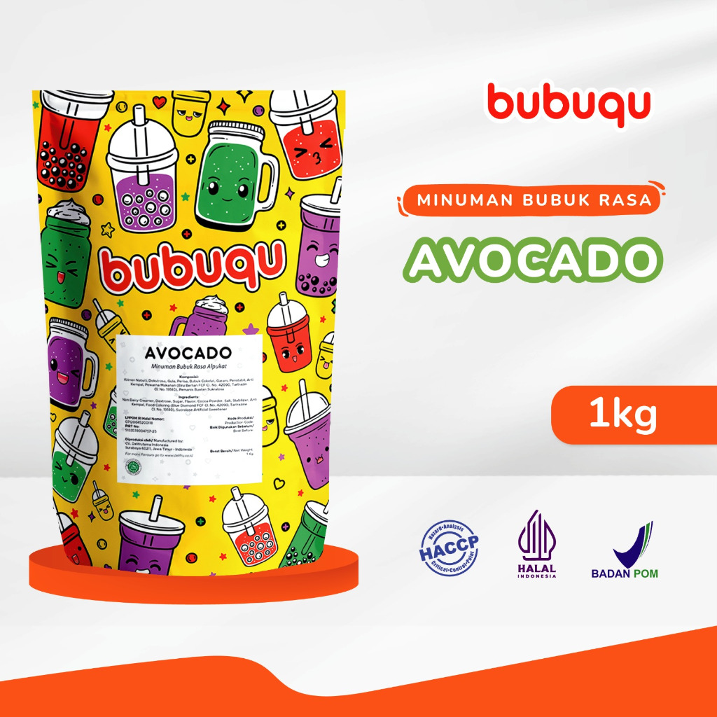 

Powder Drink Avocado Milk Bubuqu 1 Kg - Bubuk Minuman Alpukat Susu