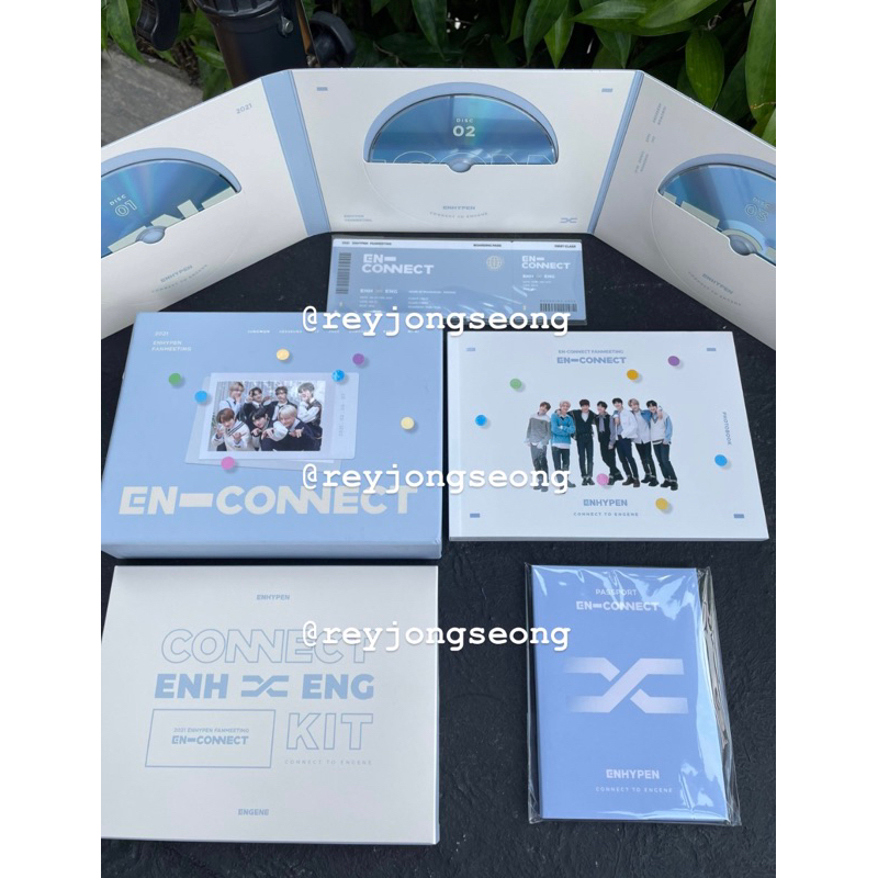 [OFFICIAL] DVD ENHYPEN EN-CONNECT FANMEET JUNGWON HEESEUNG JAY JAKE SUNGHOON SUNOO NIKI