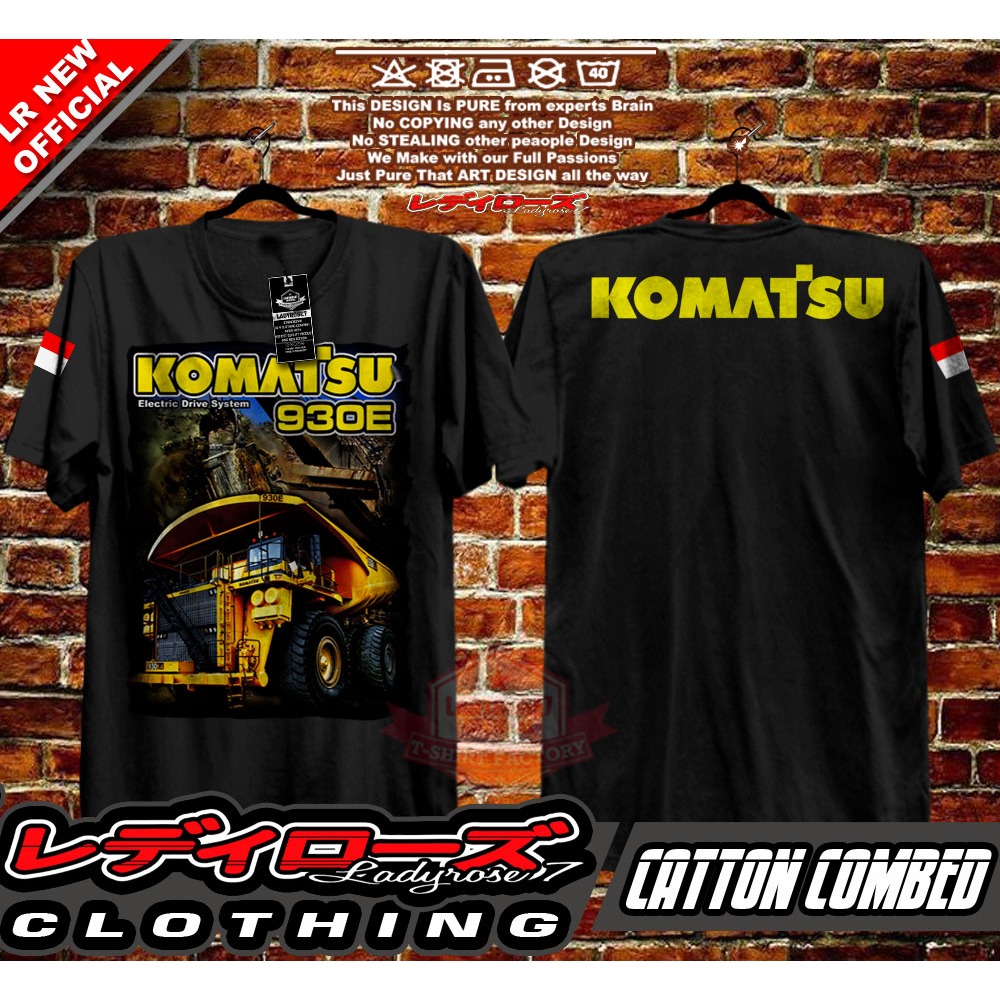 KAOS KOMATSU 930E / KAOS OPERATOR ALAT BERAT / KAOS TUKANG TAMBANG / KAOS PRIA / KAOS DISTRO