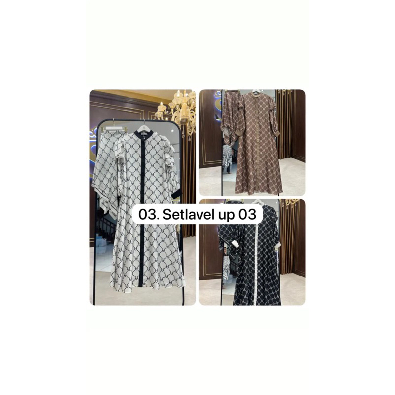 Shellasaukia gamis set hijab level up