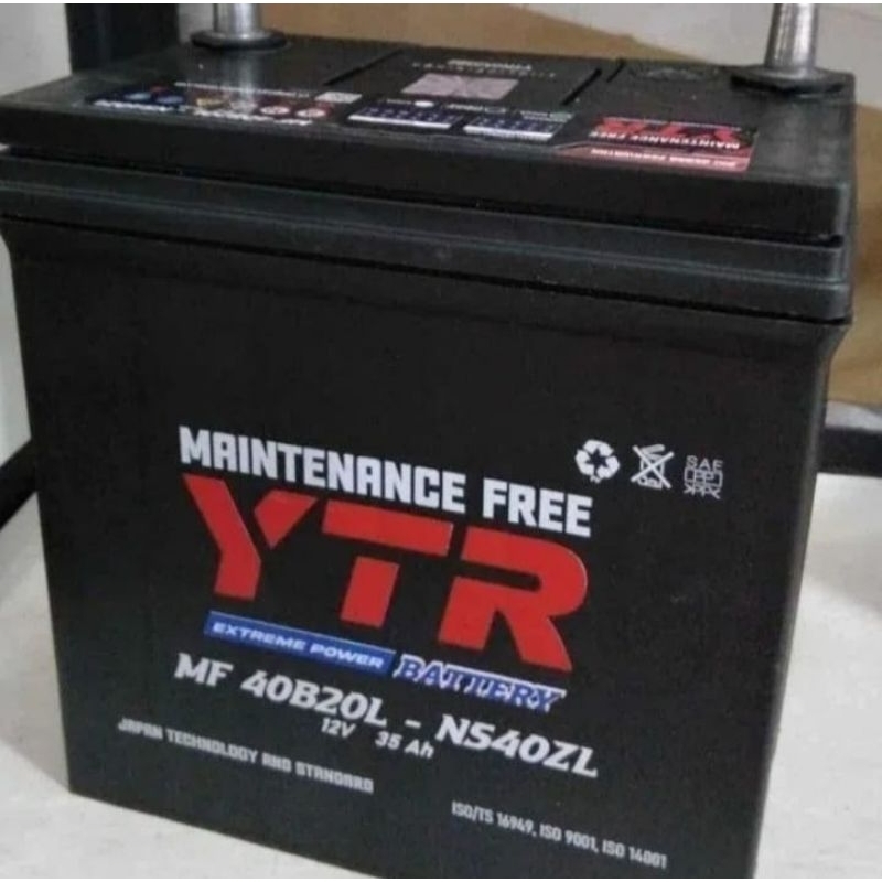 Aki Mobil YTR NS40zl NS40 zl 36B20R 36B20L 35ah MF Kering