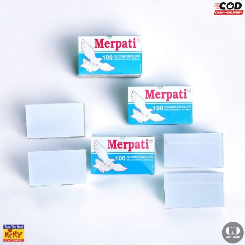 

AMPLOP MERPATI TANGGUNG 104PPS / AMPLOP PUTIH Dengan Lem