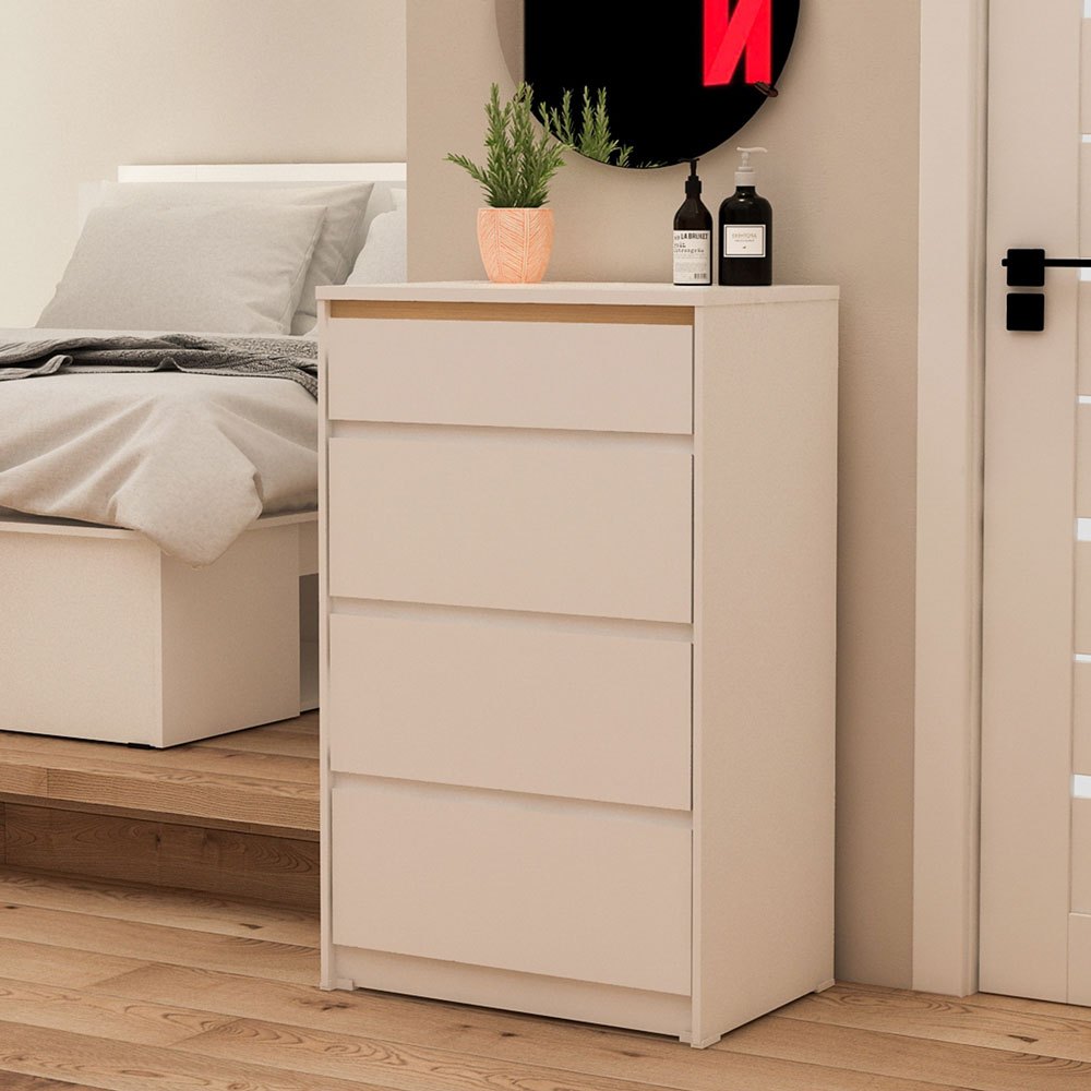 DRAWER MINIMALIS/LEMARI LACI/LEMARI LACI 4 SUSUN - HIRO CH4 - PIRA