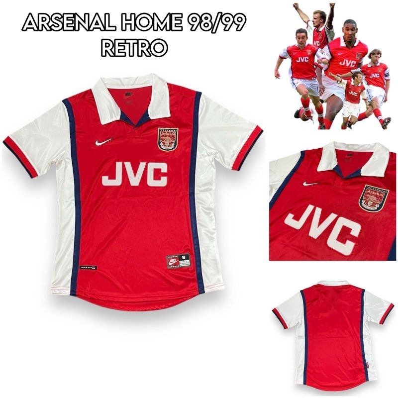 JERSEY BAJU BOLA ARSENAL HOME RETRO