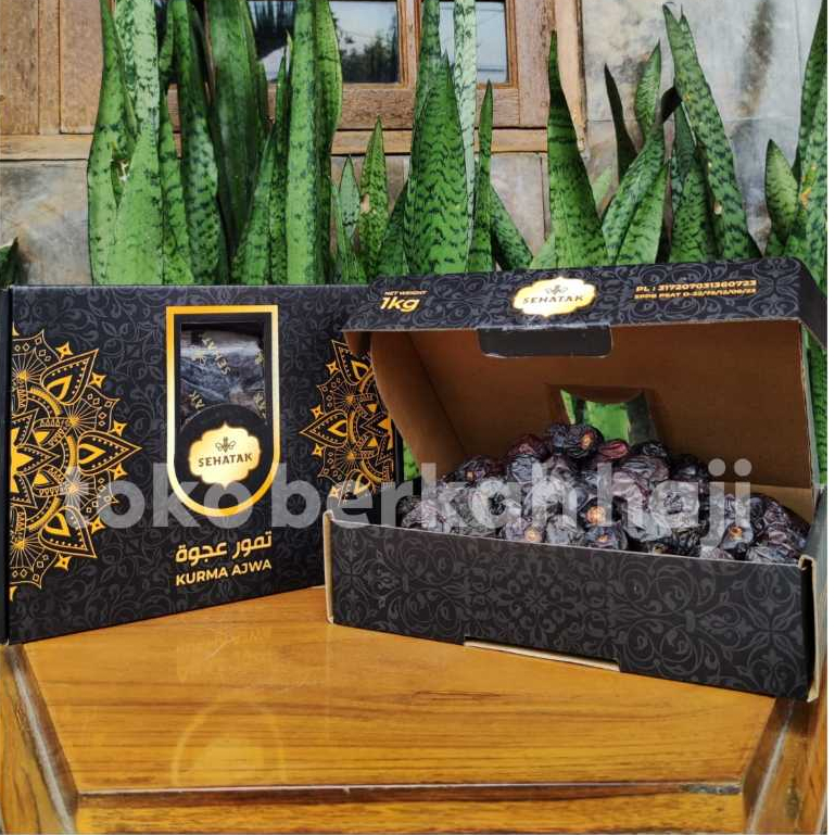 

Kurma Ajwa Premium Organic 1kg/dus madinah