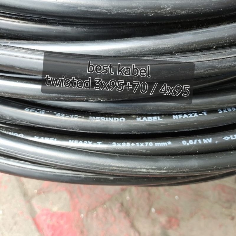 Twisted Twist  NFA2X 4x95 4x95mm 3x95+70 kabel udara merk biasa sumindo merindo sutrado