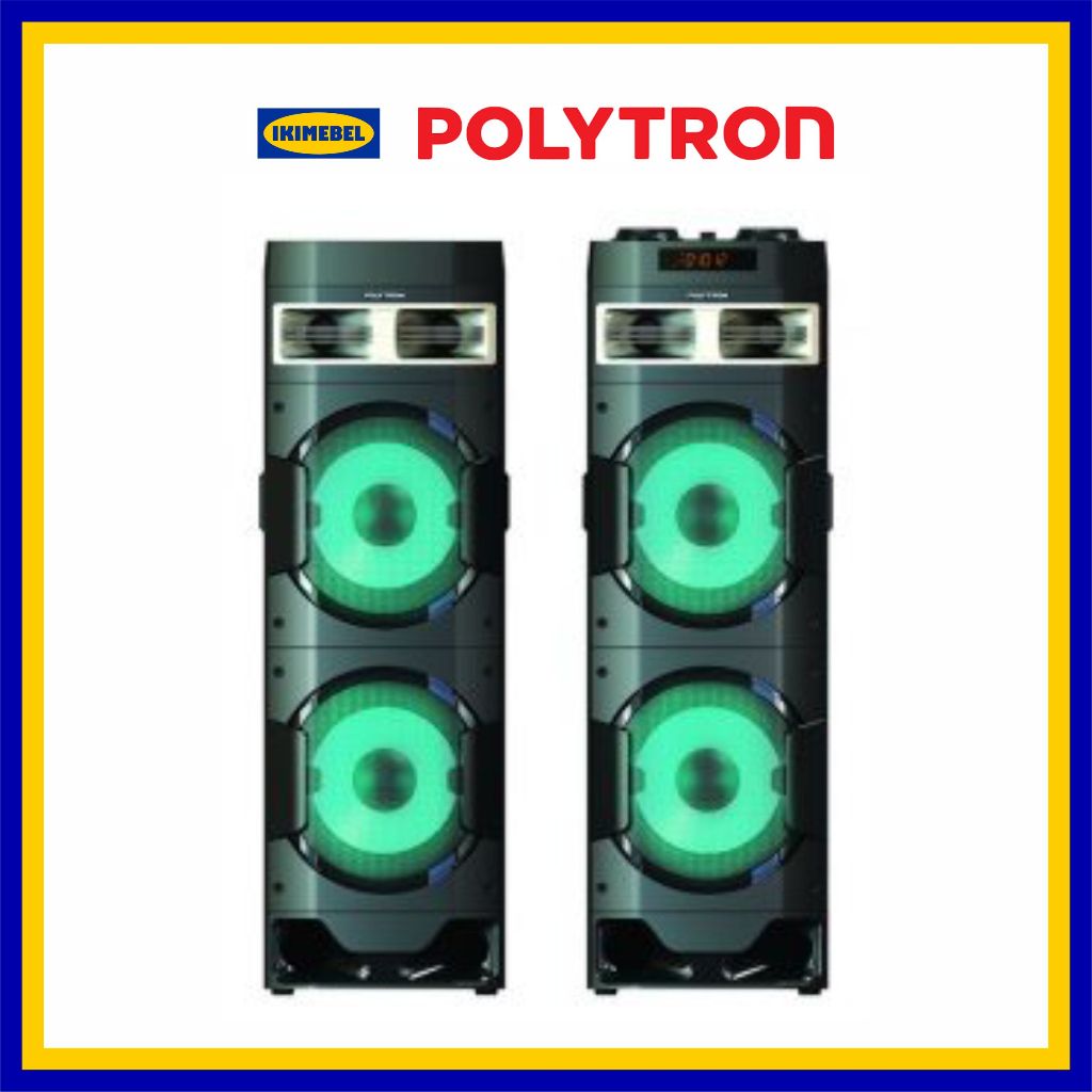 POLYTRON Bluetooth Speaker / Sound Aktif Karaoke 10 Inch PAS 10DF28