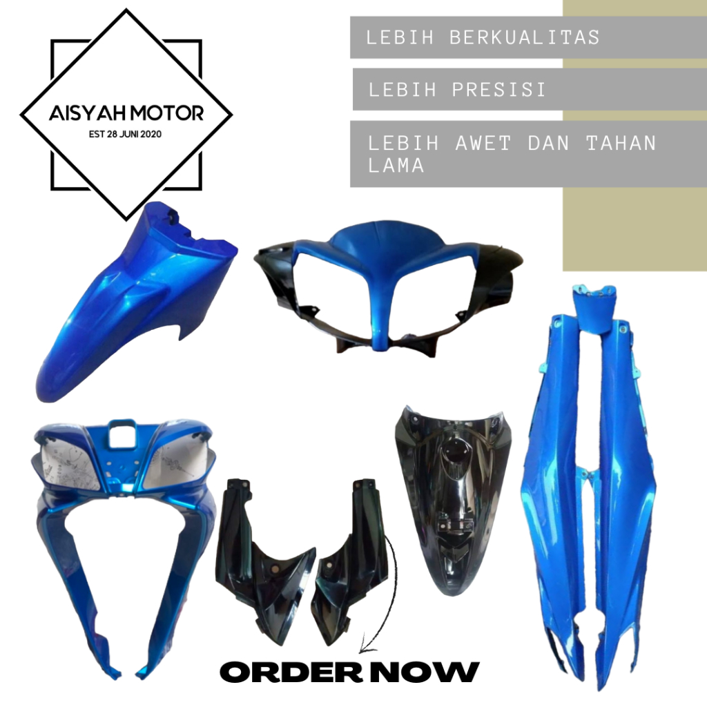 Bodi Halus Yamaha Jupiter Z Robot Warna Biru