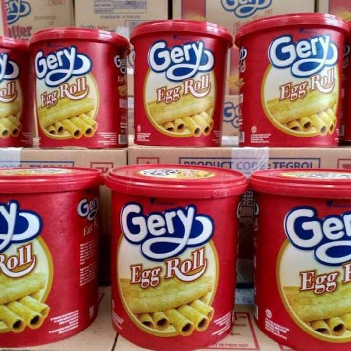 

GERY EGG ROLLS 210gr /aneka kue kering toples biskuit