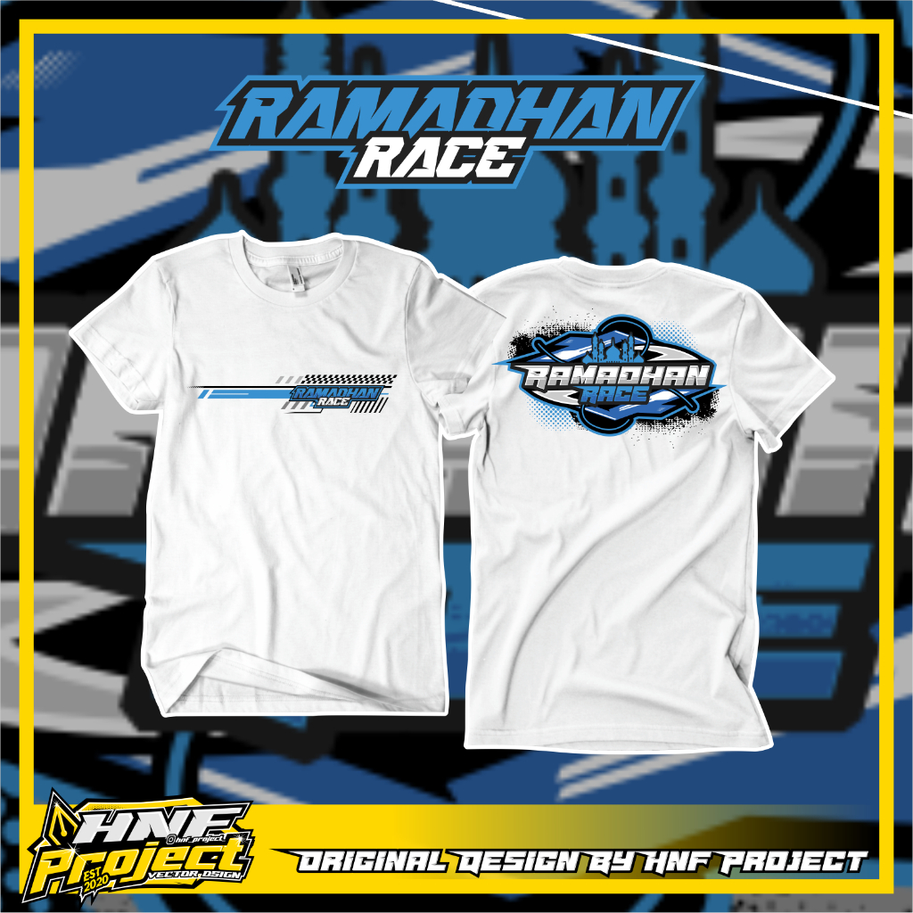 KAOS RAMADHAN RACE FREE STIKER