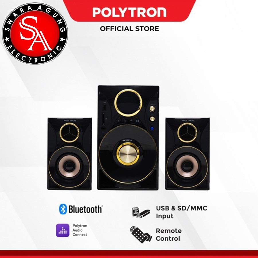 Multimedia Speaker Polytron Type : PMA 9310 / BG (Bluetooth - USB) Medan