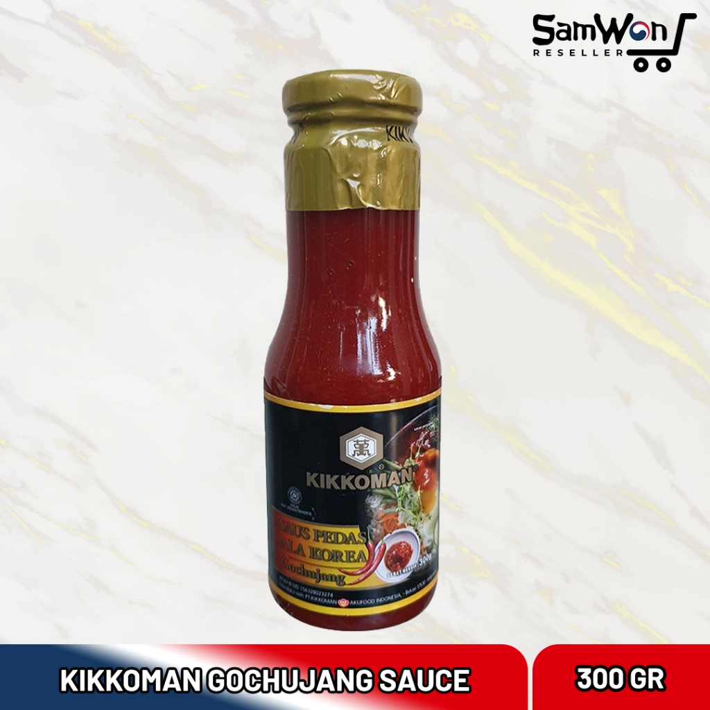 

Kikkoman GOCHUJANG Sauce 300gr - Saos Pasta Cabai Saus Pedas Ala Korea