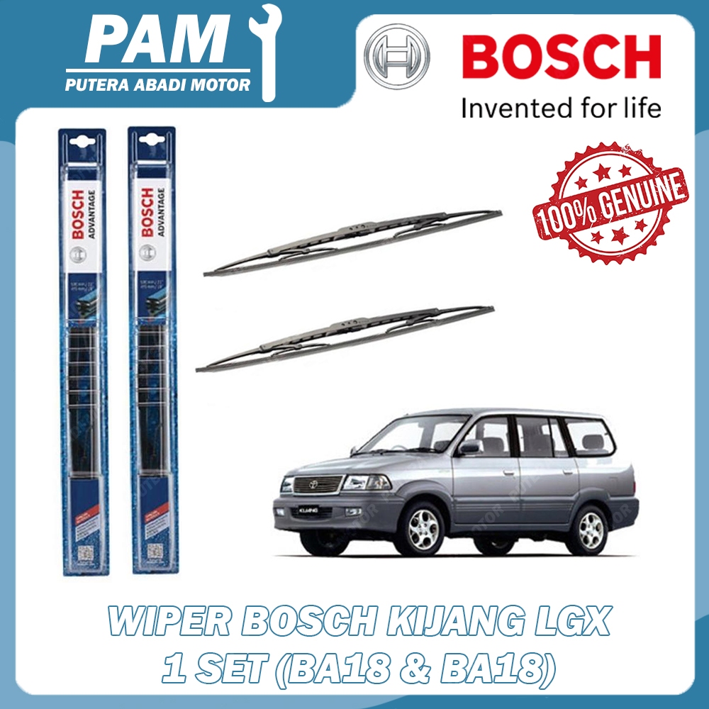 Wiper Blade Sepasang Kijang LGX BOSCH ADVANTAGE 18" & 18"