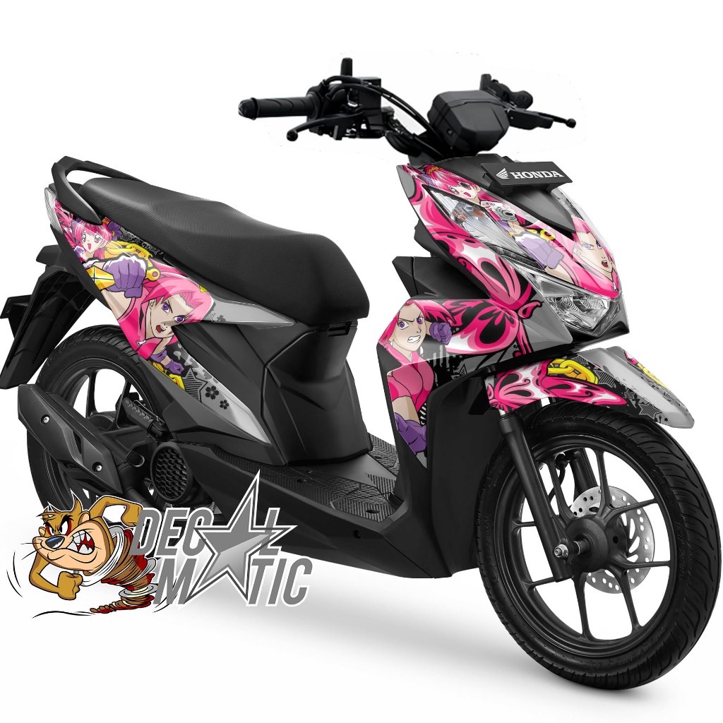 Stiker Beat Street Full Body Decal full body motor Beat Street FI EPS 2017-2019 Deluxe  Anime Sakura