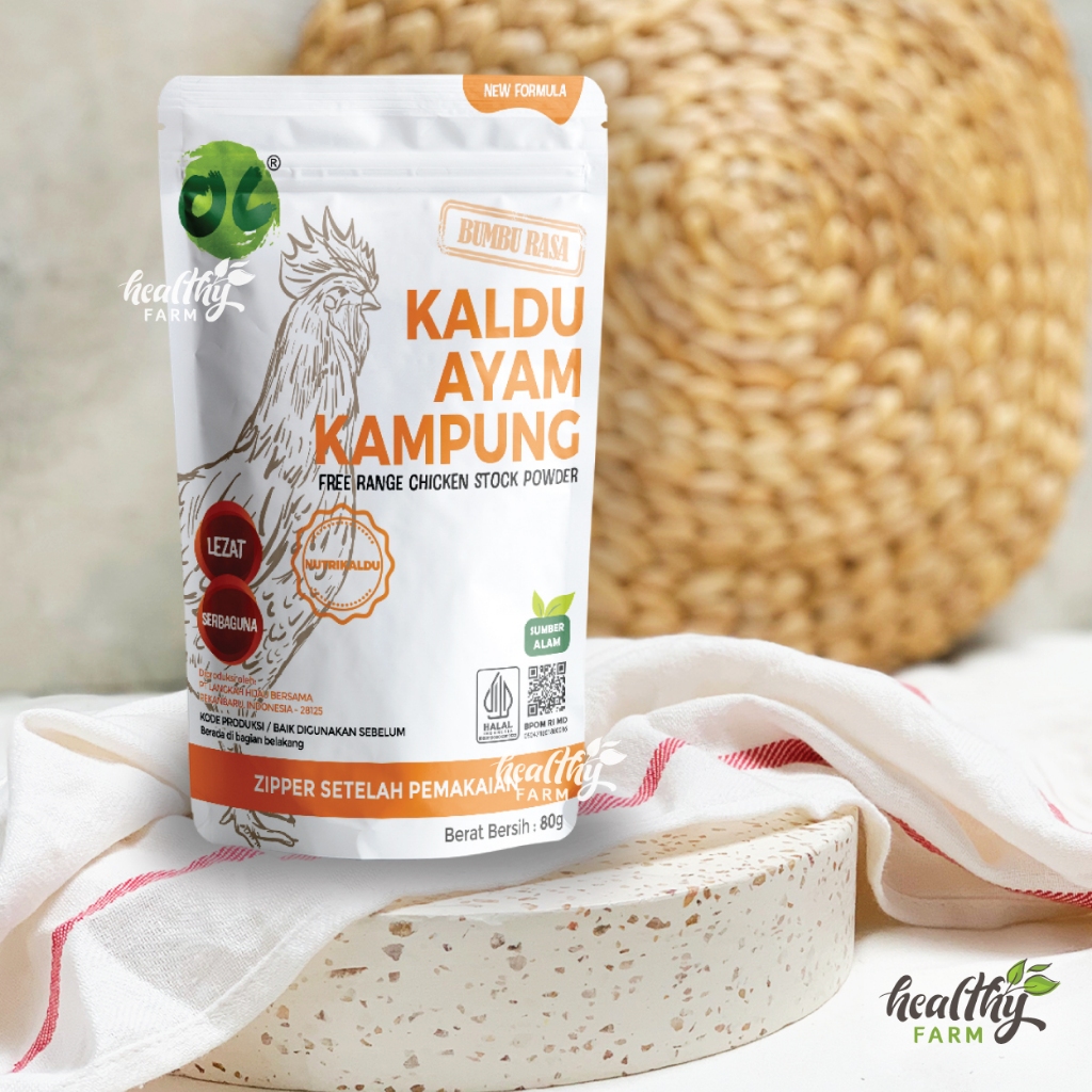 

ORGANIC CENTER Kaldu Ayam NO MSG / Chicken Stock Powder 80g
