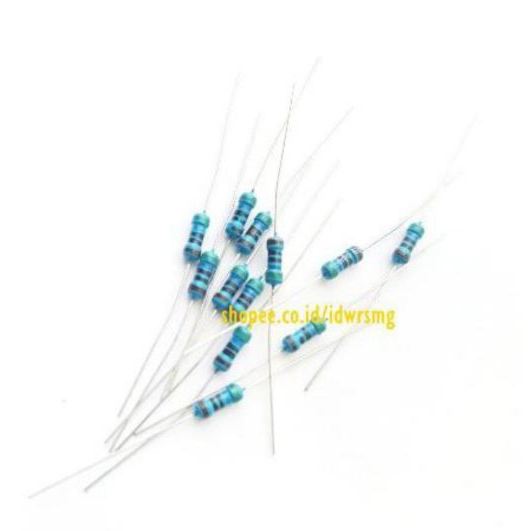 10pcs R Resistor 510K R 510 K Ohm 1/4w 510Kohm 510 K 1/4 watt 1%
