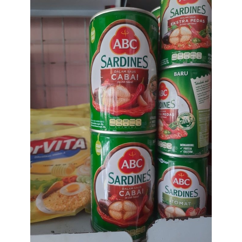 

ABC Sardines Cabai & ekstra pedas