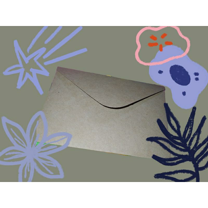 

amplop bisa baut packing photo card