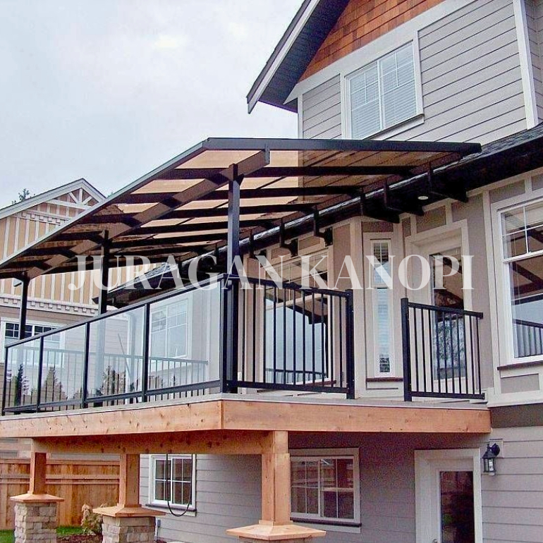 kanopi dak besi / dak balkon / dak kanopi plat teser surabaya