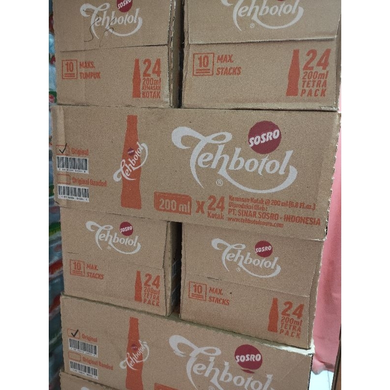 Teh Botol Sosro 200 ml 1 dus isi 24
