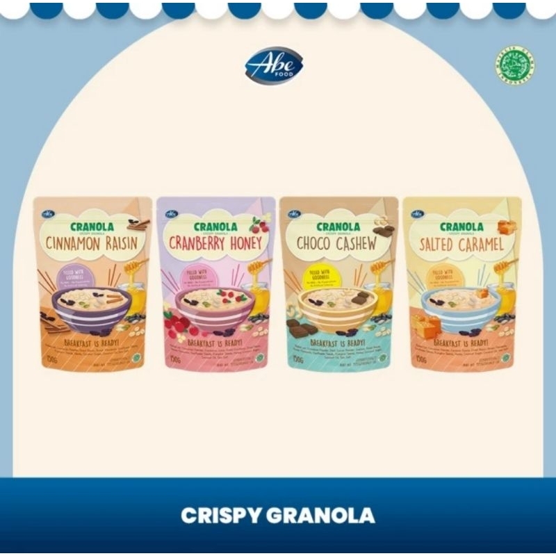 

Abe Food Crispy Granola - ABE1050/ABE1051/ABE1052/ABE1053