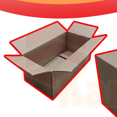 

20x10x5 kardus box packaging POLOS BARU