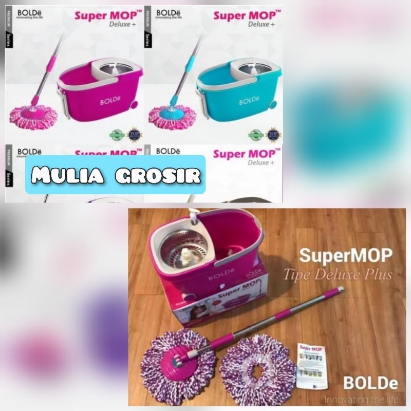 Spin Mop Bolde Stainless  Bolde Mop Deluxe Roda SMDLX