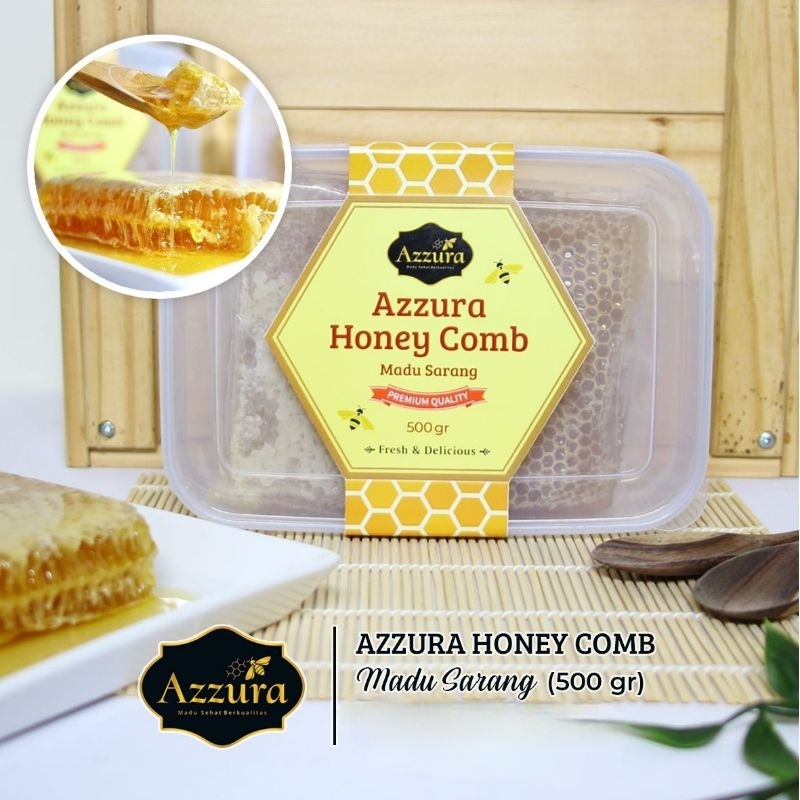 

Madu Sarang Azzura (500gr), Azzura Honey Comb, HALAL / 100% NATURAL