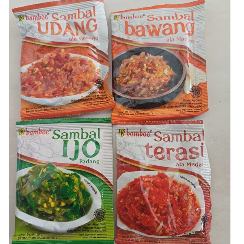 

BAMBOE Sambal Bamboe 15gr All Varian