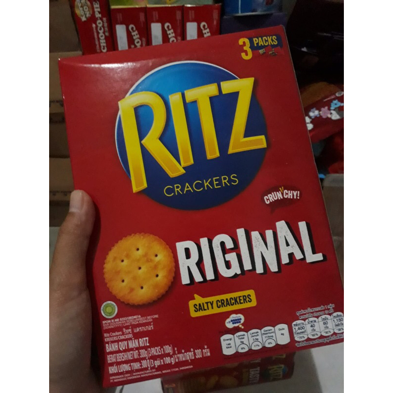 

RITZ original (Parcel Lebaran) 3x100gr (Expired Nov 2025)