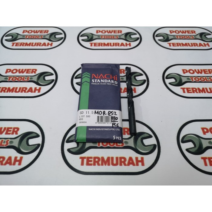 

NACHI Mata Bor Besi HSS 11.5 mm / straight shank drill asli SINGAPORE