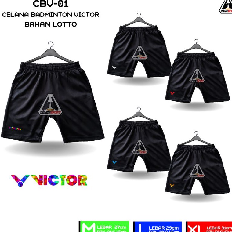 Terlaris CBV1 VIC KANTONG CELANA BADMINTON KANTONG DEWASA CELANA BADMINTON PENDEK