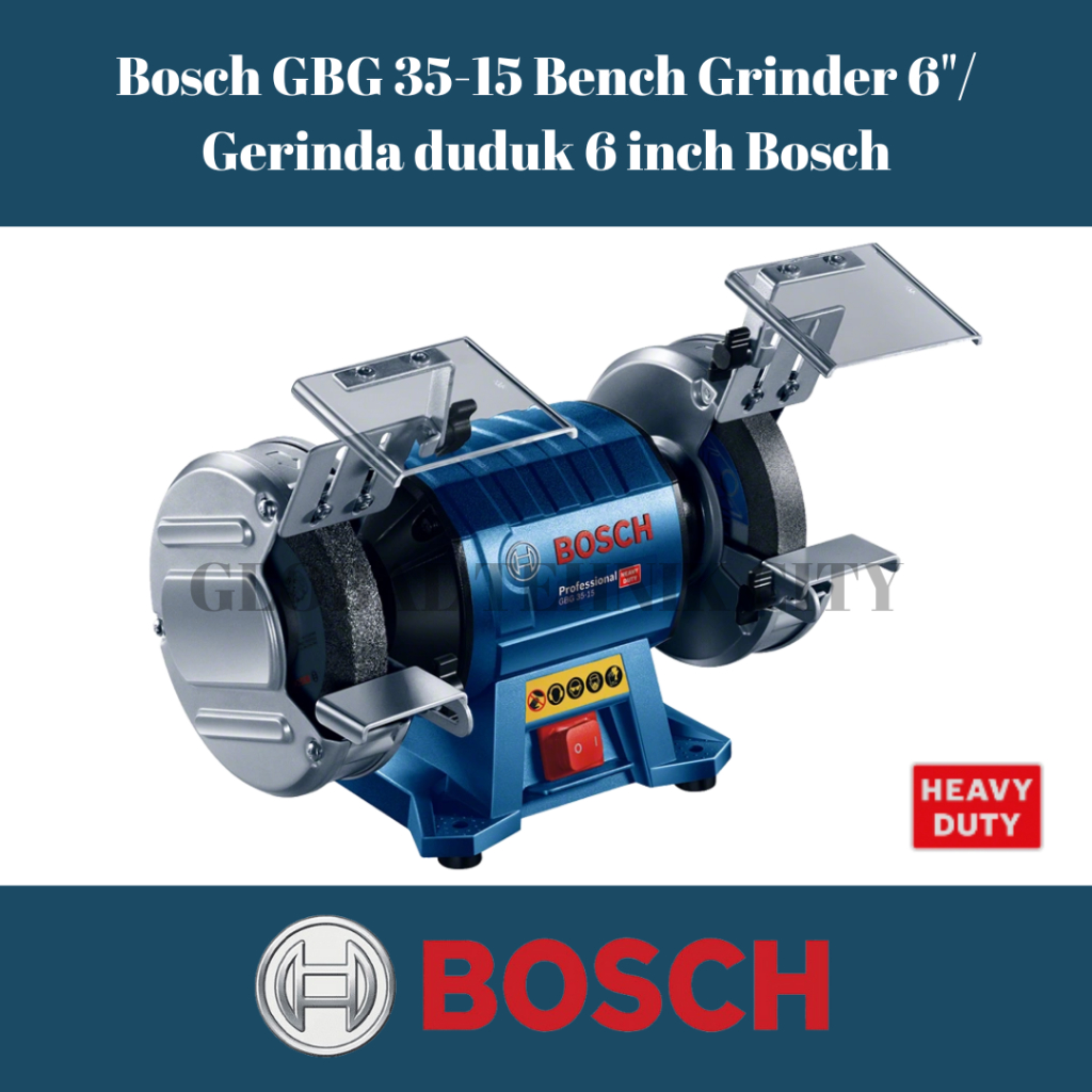 Bosch GBG 35-15 Bench Grinder 6"/ Gerinda duduk 6 inch Bosch