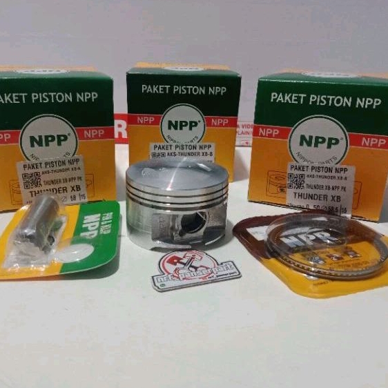 PISTON KIT SEHER SET RING BORE UP MIO XB JENONG DOM 58/58,5/59 MM PEN 15 YAMAHA MIO SPORTY SMILE/GAR