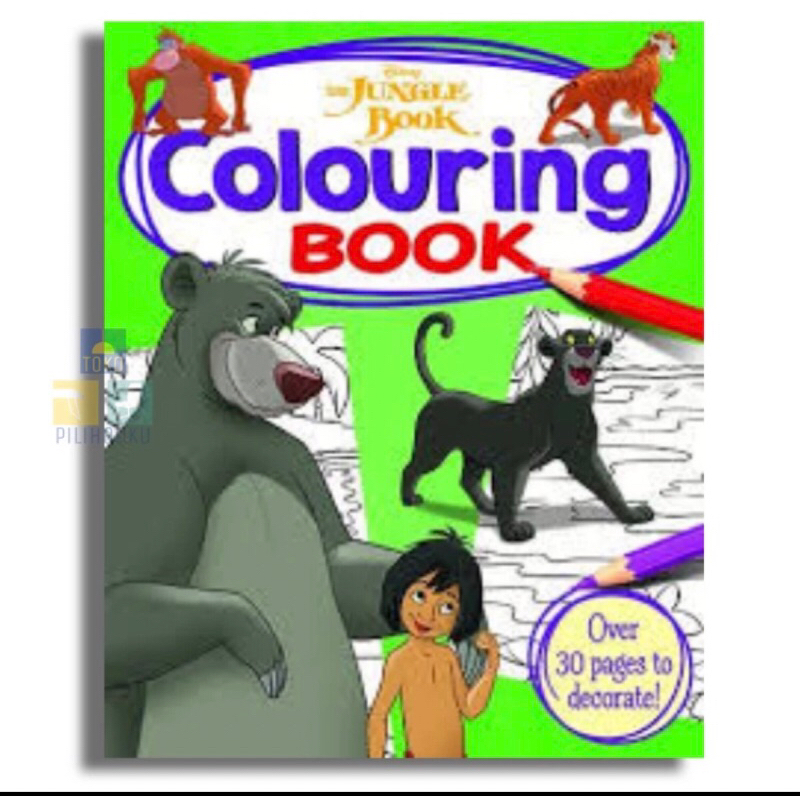 

colouring book the jungle book