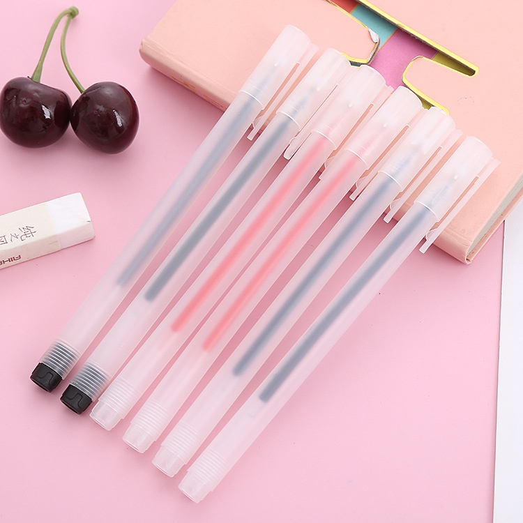 

Pulpen Pena Pen Tinta Cair Gel Per PCS Polos Matte Pena Cair Alat Tulis