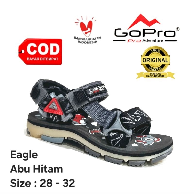 Sandal Gunung Anak Lampu LED GoPro Terbaru 100% Original GoPro Eagle