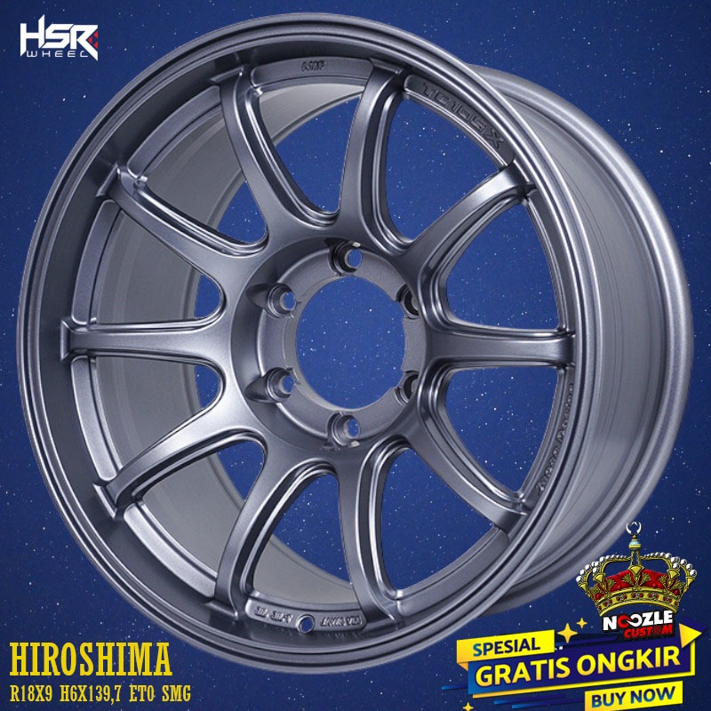Velg Mobil Fortuner Pajero Ring 18 HSR Terbaru R18 Type Hiroshima Pelek Racing