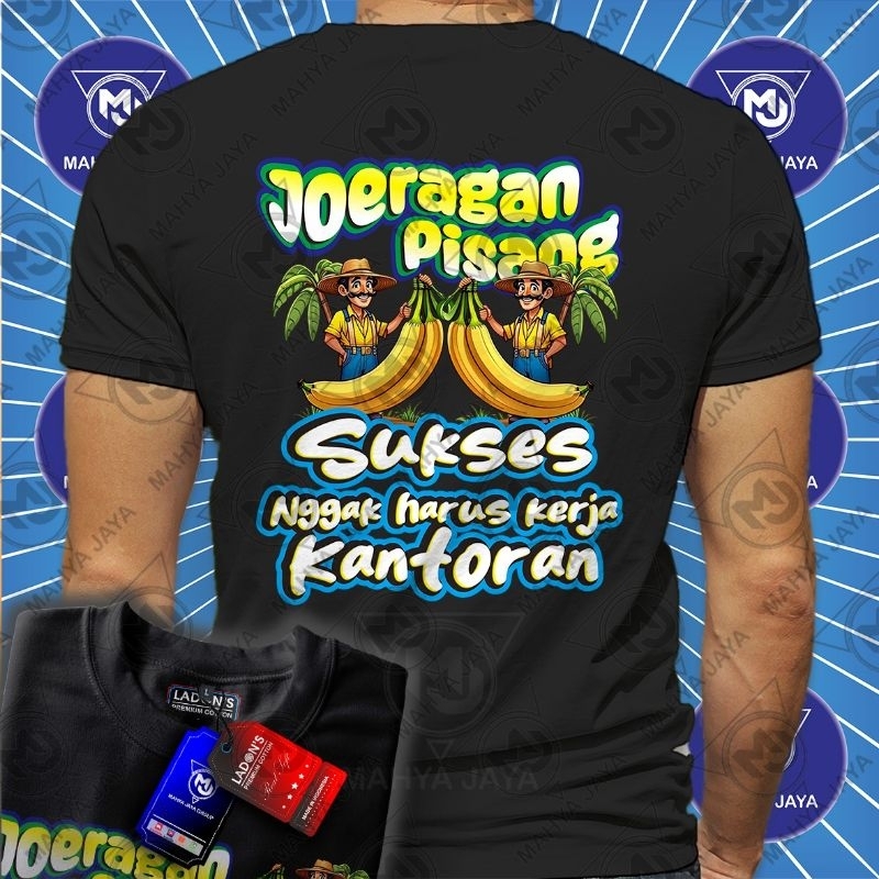 KAOS JURAGAN PISANG / PETANI / PEKEBUN / DISTRO PREMIUM