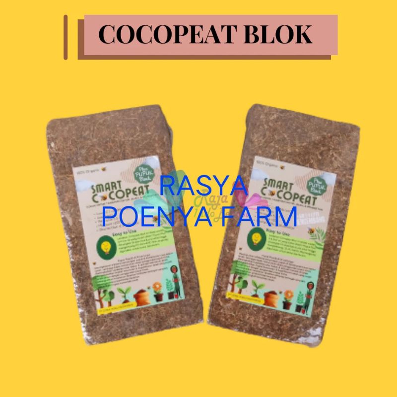 COCOPEAT MEDIA TANAM+PUPUK/MEDIA TANAM HIDROPONIK
