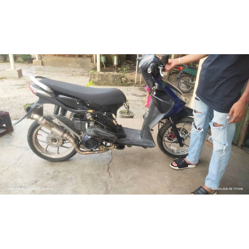 Knalpot Beat Road Race Aerox Mio Smile N Max Vario 110 Original MRS Racing erm