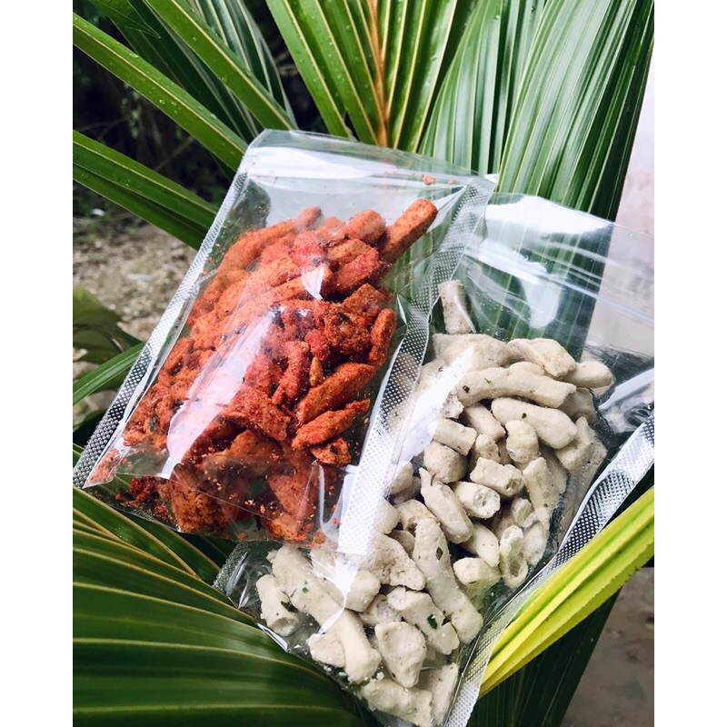 

basreng pedas daun jeruk dan basreng ori daun jeruk