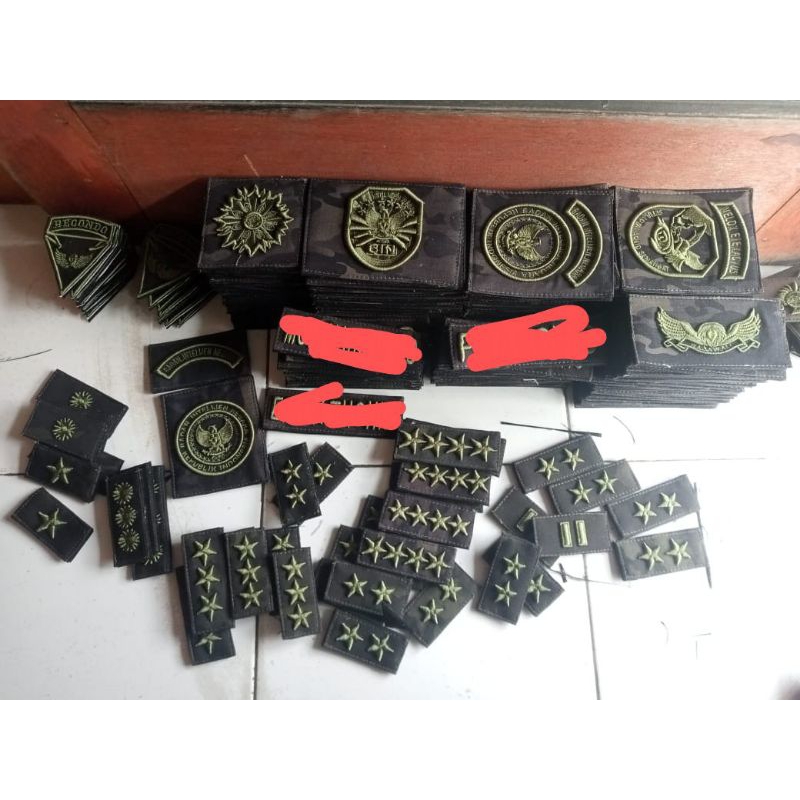 Bordir komputer 3D BIN (Badan Intelijen Negara LORENG)