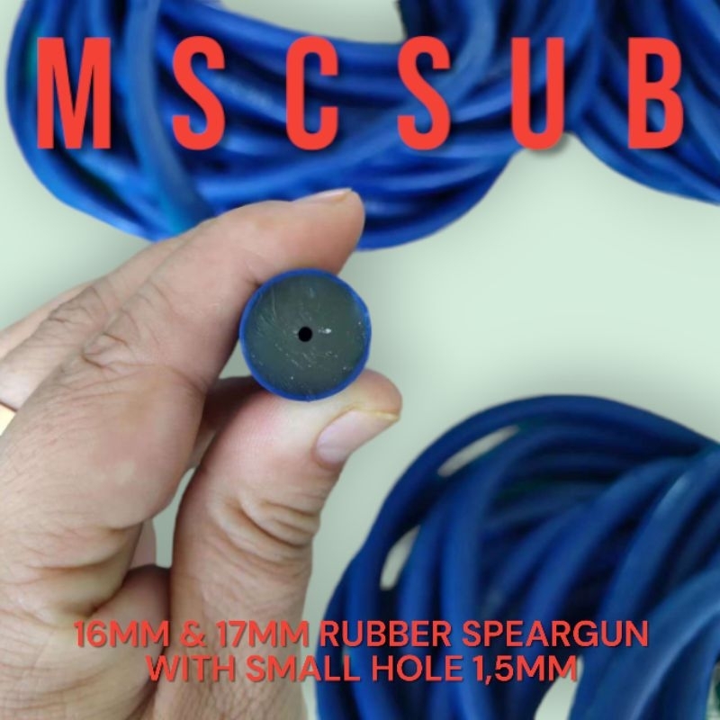 KARET SPEARGUN BIRU 16MM & 17MM BUKAN EPSEALON, CRESSI, SIGALSUB, ROB ALLEN, PRIMELINE