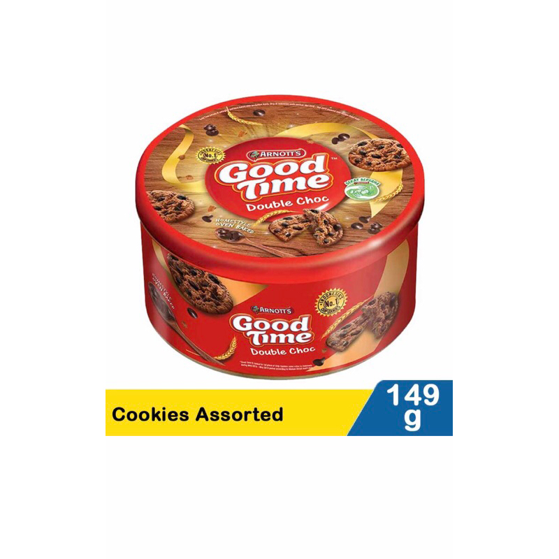 

GOOD TIME COOKIES DOUBLE CHOC 149 g