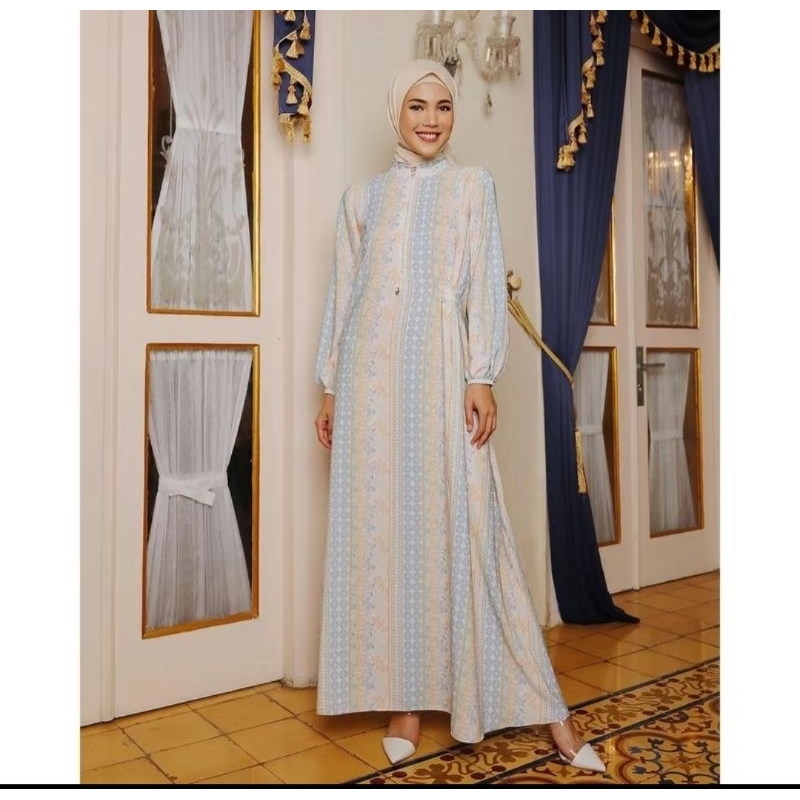 Ready New Sasmita Dress Blue MUDA (SALE)