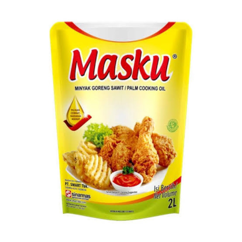 

Minyak goreng masku kemasan 2 liter jernih