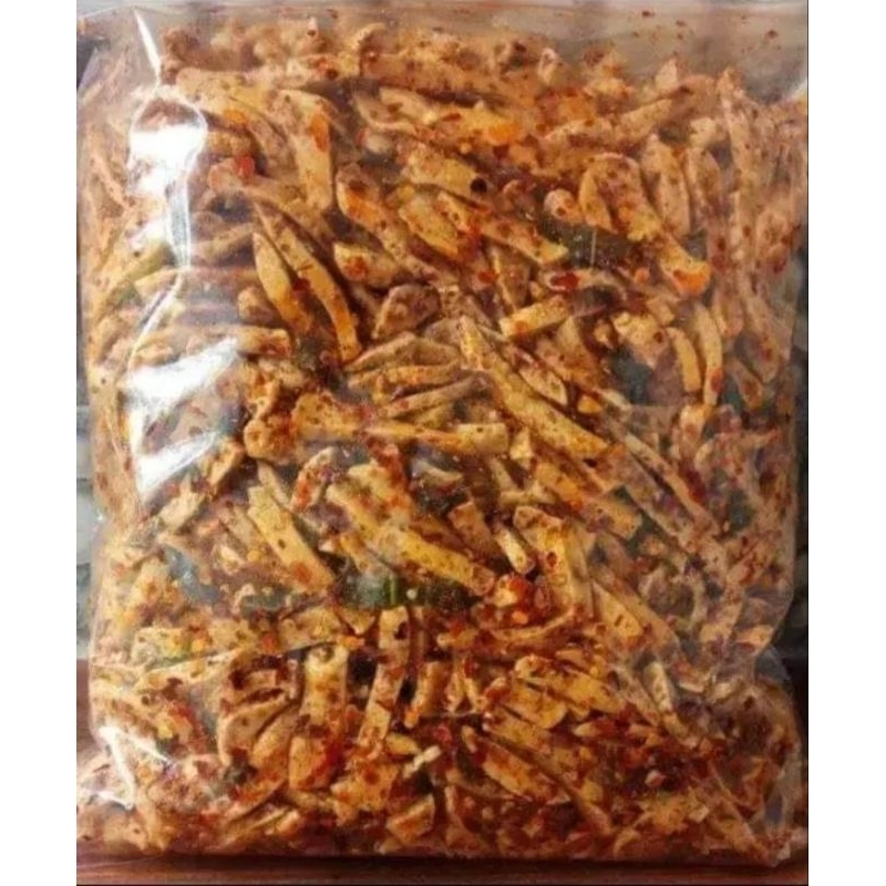 

basreng pedas daun jeruk 1kg - cemilan gurih - cemilan pedas - 1kilogram